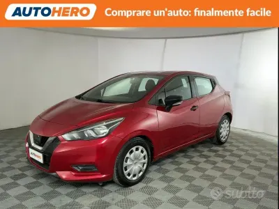 Usata Nissan Micra Acenta 90 CV (66 kW) 2018 Rosso Utilitaria