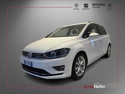 Usata VW Golf Sportsvan Highline 110 CV (80 kW) 2015 Bianco Monovolume