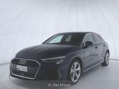 Usata Audi A3 S-Line 150 CV (110 kW) 2024 Blu navarra metallizzato Berlina