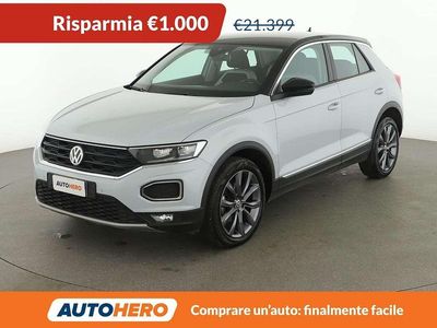 Usata VW T-Roc Advance 150 CV (110 kW) 2019 Argento SUV