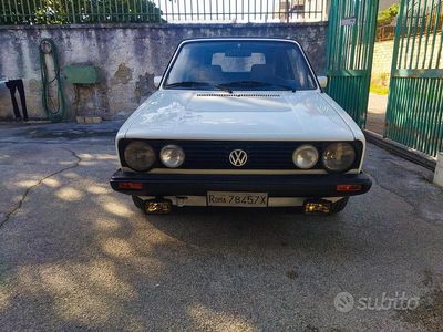 Begagnad VW Golf Cabriolet 80 HK (58 kW) 1983 Vit Cab