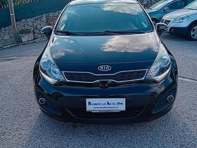 Usata Kia Rio EX 90 CV (66 kW) 2012 Nero Berlina