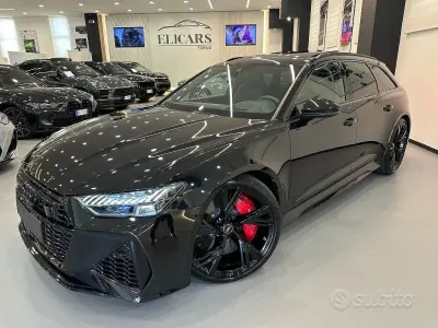 Usata Audi RS6 Ambiente 600 CV (441 kW) 2019 Nero metallizzato Station wagon