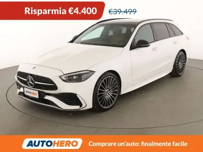 Begagnad Mercedes C300e Premium 265 HK (194 kW) 2022 Vit Kombi