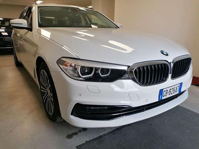Usata BMW 520 Sport Line 190 CV (139 kW) 2019 Bianco Station wagon