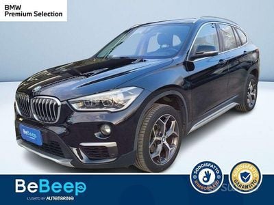 Usata BMW X1 xLine 150 CV (110 kW) 2018 Nero metallizzato SUV