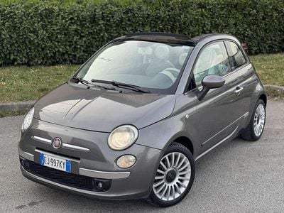 Usata Fiat 500C Lounge 69 CV (50 kW) 2011 Grigio Cabrio