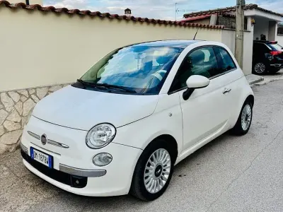 Occasion Fiat 500 Lounge 69 PK (50 kW) 2008 Wit Sedan