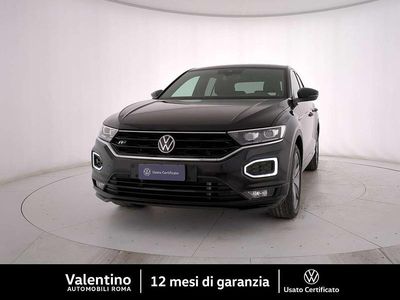 Usata VW T-Roc R-line 150 CV (110 kW) 2021 Nero SUV