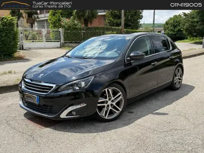 Usata Peugeot 308 Allure 131 CV (96 kW) 2014 Nero Berlina