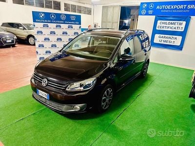 Usata VW Touran Comfortline 105 CV (77 kW) 2015 Nero Monovolume