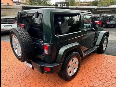 Usata Jeep Wrangler Sahara 200 CV (147 kW) 2011 Verde SUV