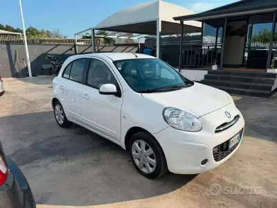 Usata Nissan Micra Tekna 80 CV (58 kW) 2012 Bianco Utilitaria