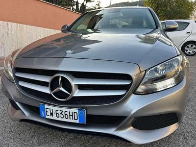 Usata Mercedes C220 170 CV (125 kW) 2014 Grigio Berlina