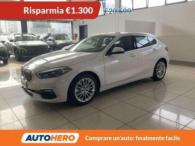 Usata BMW 118 Luxury Line 140 CV (102 kW) 2019 Bianco Utilitaria