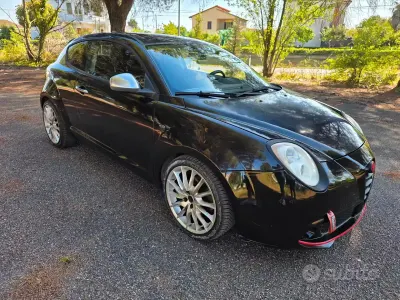 Usata Alfa Romeo MiTo Distinctive 95 CV (69 kW) 2012 Nero Utilitaria