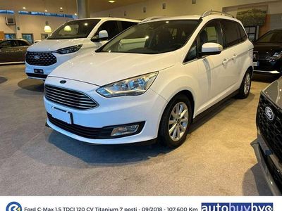 Bianco Usata 2018 Ford C-MAX Titanium S Monovolume | 13.450 € (Molto cara)