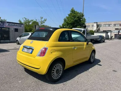 Usata Fiat 500C Lounge 69 CV (50 kW) 2014 Giallo Cabrio