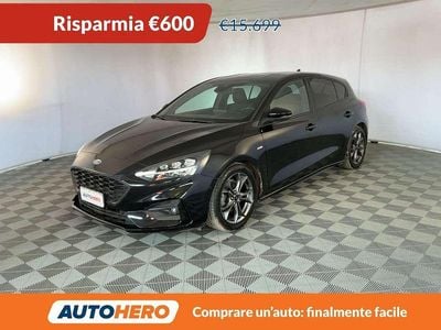 Usata Ford Focus ST-Line 120 CV (88 kW) 2018 Nero Berlina