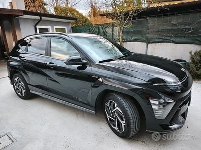 Usata Hyundai Kona N Line 120 CV (88 kW) 2023 Nero SUV