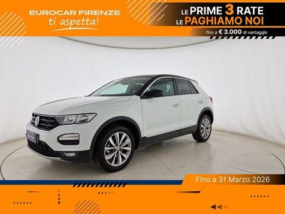 Usata VW T-Roc Style 116 CV (85 kW) 2019 Pure white nero SUV