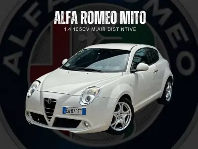Usata Alfa Romeo MiTo Distinctive 105 CV (77 kW) 2010 Bianco Utilitaria