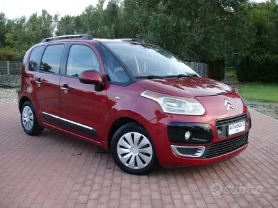Usata Citroën C3 Picasso Exclusive 92 CV (67 kW) 2010 Rosso Monovolume