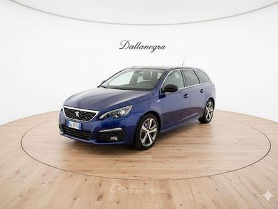 Usata Peugeot 308 GT-line 131 CV (96 kW) 2020 Blu/azzurro Station wagon