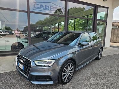 Usata Audi A3 Sport 190 CV (139 kW) 2019 Grigio Berlina