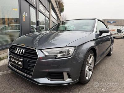 Usata Audi A3 Cabriolet Sport 149 CV (109 kW) 2018 Grigio Cabrio