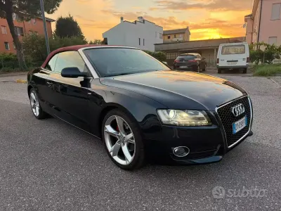 Usata Audi A5 Cabriolet S-Line 170 CV (125 kW) 2010 Bluazzurro Cabrio