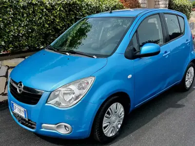 Begagnad Opel Agila Enjoy 65 HK (47 kW) 2008 Blå Halvkombi