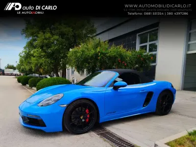 Usata Porsche 718 Boxster 400 CV (294 kW) 2022 Blu/azzurro Cabrio