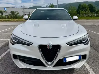 Usata Alfa Romeo Stelvio Quadrifoglio 510 CV (375 kW) 2019 Bianco SUV