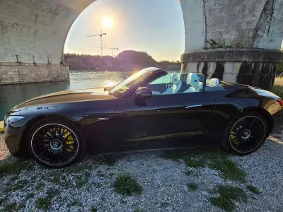 Usata Mercedes SL43 AMG Premium Plus 381 CV (280 kW) 2024 Nero Cabrio
