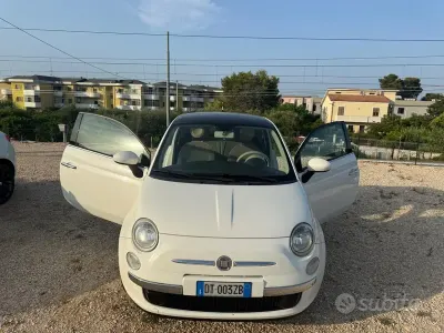Usata Fiat 500 Lounge 69 CV (50 kW) 2010 Bianco Berlina