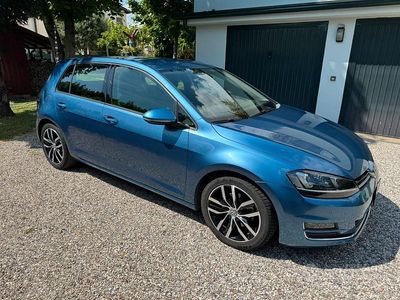 Usata VW Golf VII 125 CV (91 kW) 2016 Blu Berlina