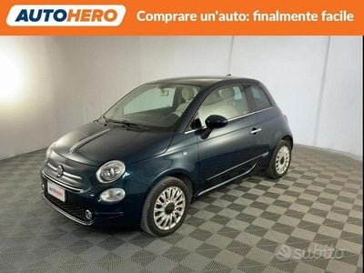 Usata Fiat 500 Lounge 69 CV (50 kW) 2019 Blu Utilitaria