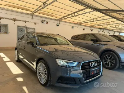 Usado Audi A3 S-Line 150 CV (110 kW) 2017 Gris Berlina