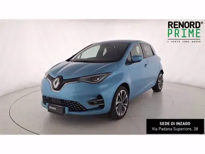 Usata Renault Zoe Intens 99 kW (135 CV) 2020 Blu celadon Utilitaria