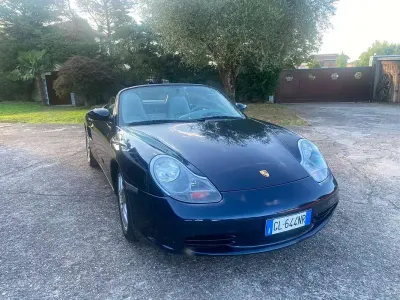 Usata Porsche 986 Boxster 228 CV (167 kW) 2003 Blu/azzurro Cabrio