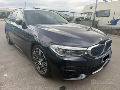 Usado BMW 520 M Sport 190 HP (139 kW) 2018 Azul Carrinha