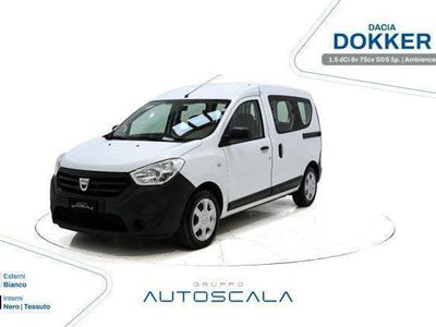 usata Dacia Dokker 1.5 dCi 8V 75CV S&S 5 Posti Ambiance
