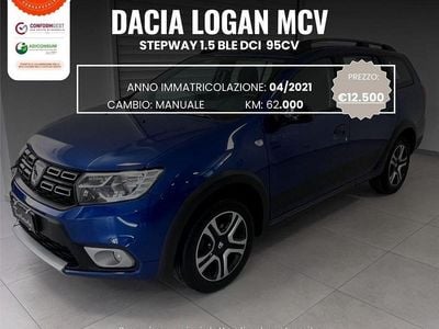 Usata Dacia Logan MCV Stepway 95 CV (69 kW) 2021 Blu Station wagon