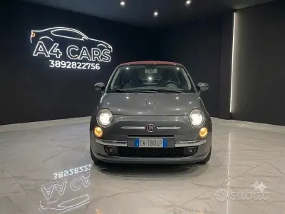 Usata Fiat 500C Pop 95 CV (69 kW) 2015 Grigio Cabrio
