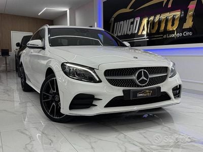 Usata Mercedes C300 Premium 245 CV (180 kW) 2019 Bianco Station wagon