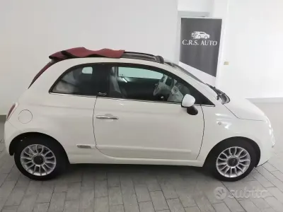 Usata Fiat 500 69 CV (50 kW) 2012 Bianco Cabrio