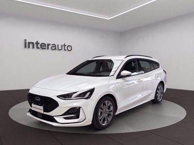 Usata Ford Focus ST-Line 125 CV (91 kW) 2024 Bianco metallizzato Station wagon
