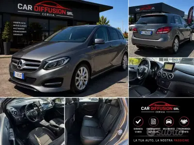 Usata Mercedes B160 Executive 90 CV (66 kW) 2016 Grigio Utilitaria