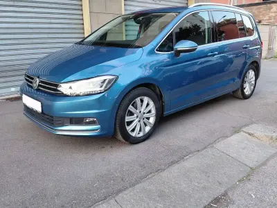 Usata VW Touran Executive 190 CV (139 kW) 2018 Blu/azzurro Monovolume